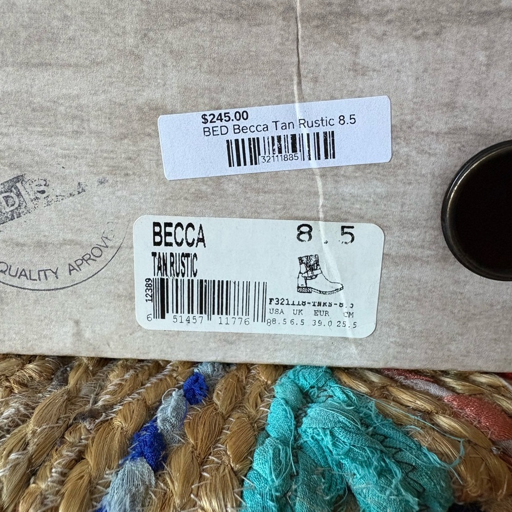 BEDSTÜ BECCA Tan Rustic ankle boots - Picture 2 of 6